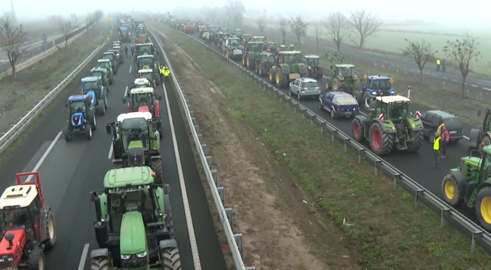 Huelga de agricultores en España